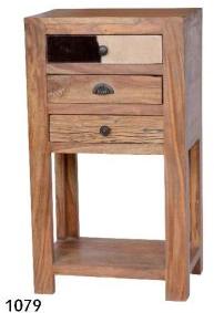 3 Drawer Side Table