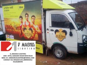 Advertising led van on rental