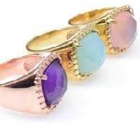 semi precious rings