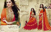 bandhej designer sarees 3204