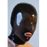 Black Rubber Face Mask