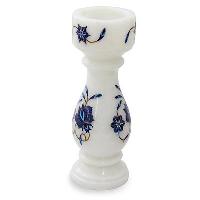 Marble Inlay Candle Holders