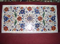 Marble Inlay Center Table Top