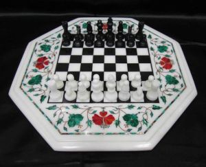 Marble Inlay Chess