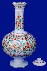Marble Surahi Flower Vases