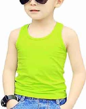 Boys Plain Tank Tops