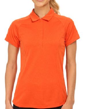 Ladies Plain Half Sleeve Polo T-Shirts