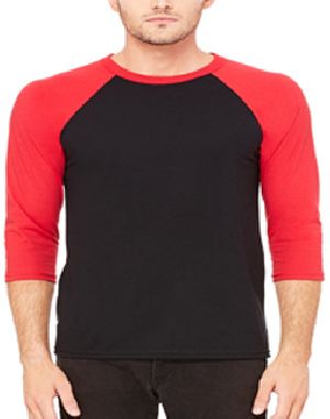 Mens Raglan Full Sleeve Round Neck T-Shirts