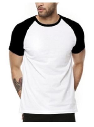 Mens Raglan Half Sleeve Round Neck T-Shirts