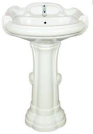 Big Sterling Pedestal Wash Basin