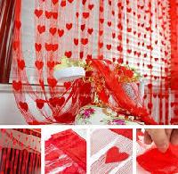 net heart curtains