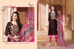 chanderi cotton suit