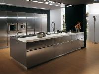 stainless steel kitchen