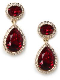 rubies earrings