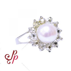 pearl finger rings