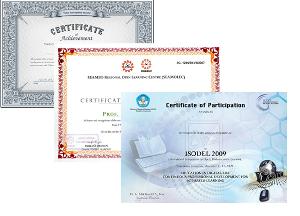 Certificate Offset Printing Services