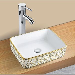 silver art wash basin