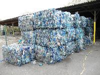 baled pet bottles