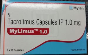 Mylimus 1.0-Tacrolimus Capsules IP 1.0mg