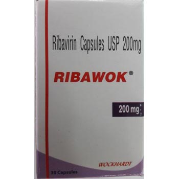 Ribavirin Capsules USP 200 mg-Ribawok 200mg