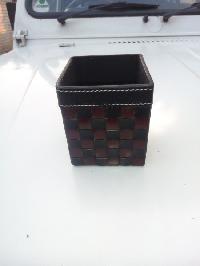 Leather Pen Cup Holder