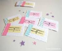 multicolour visiting cards