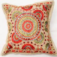 hand made embroidered cushion covers