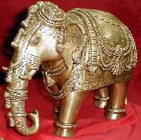 brass big elephant statues