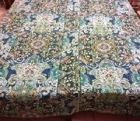 Cotton Thread Work Kantha Bed Cover