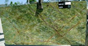 Rainforest Green Marble Slabs