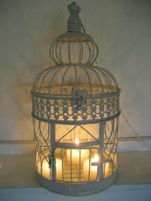 Bird Cage Candle Pillar