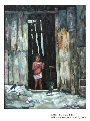 Paintings - Hungry Child