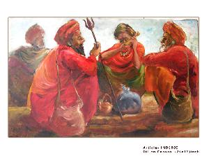 Paintings - Indian Monk