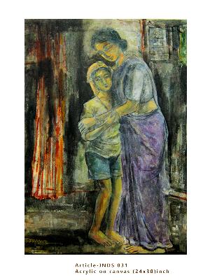 paintings - Mother and Child