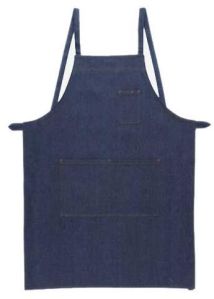 Blue Cotton Apron