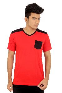 Mens V-neck T-shirts