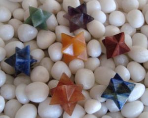 Gemstone Merkaba Stars