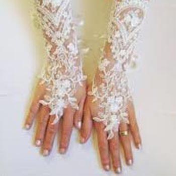 wedding gloves