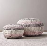 Knitted Poufs