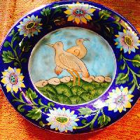 Blue Pottery Tray