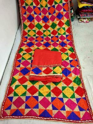 heavy phulkari suit