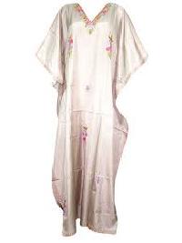 Silk Kaftan Dress