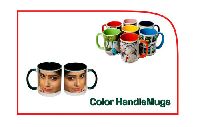 Color Handle Mugs