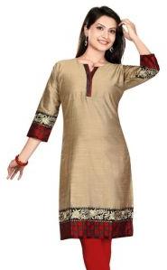 Ladies Silk Kurtis