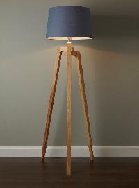 wooden floor lamp