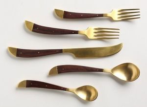 Brass Cutlery Set