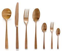 Copper Cutlery Set