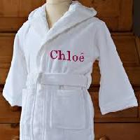 embroidered bath robes