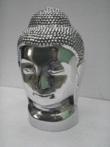 Aluminium Buddha Head