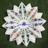 Marble Flower Shaped Bowls